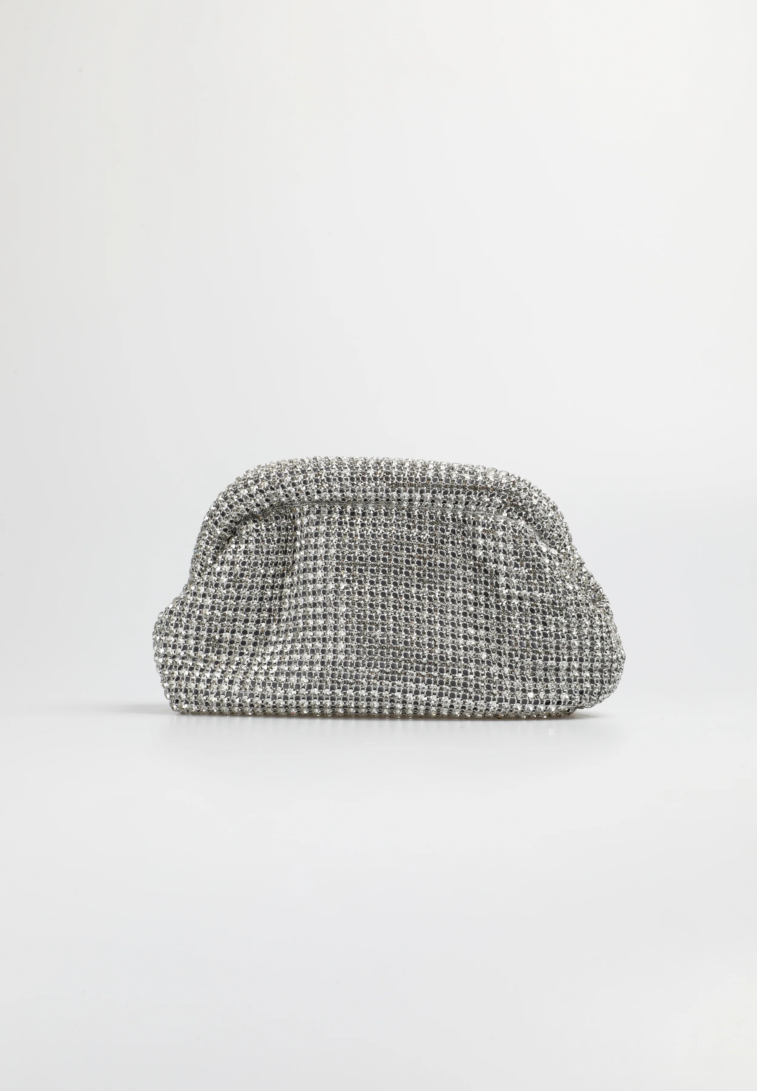 BOLSO PLATA CRISTAL