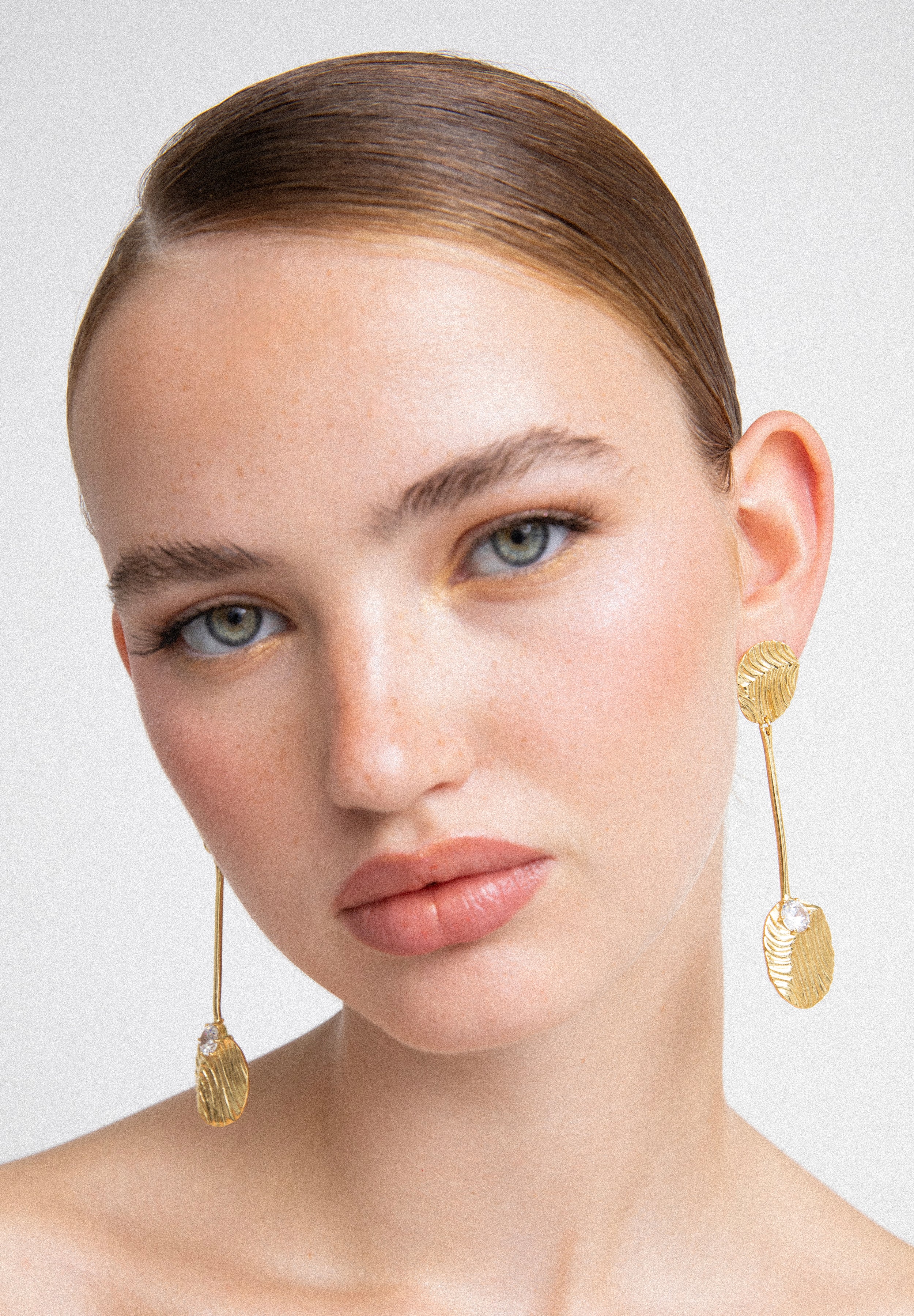 PENDIENTES DORADO CRISTAL - Image 5