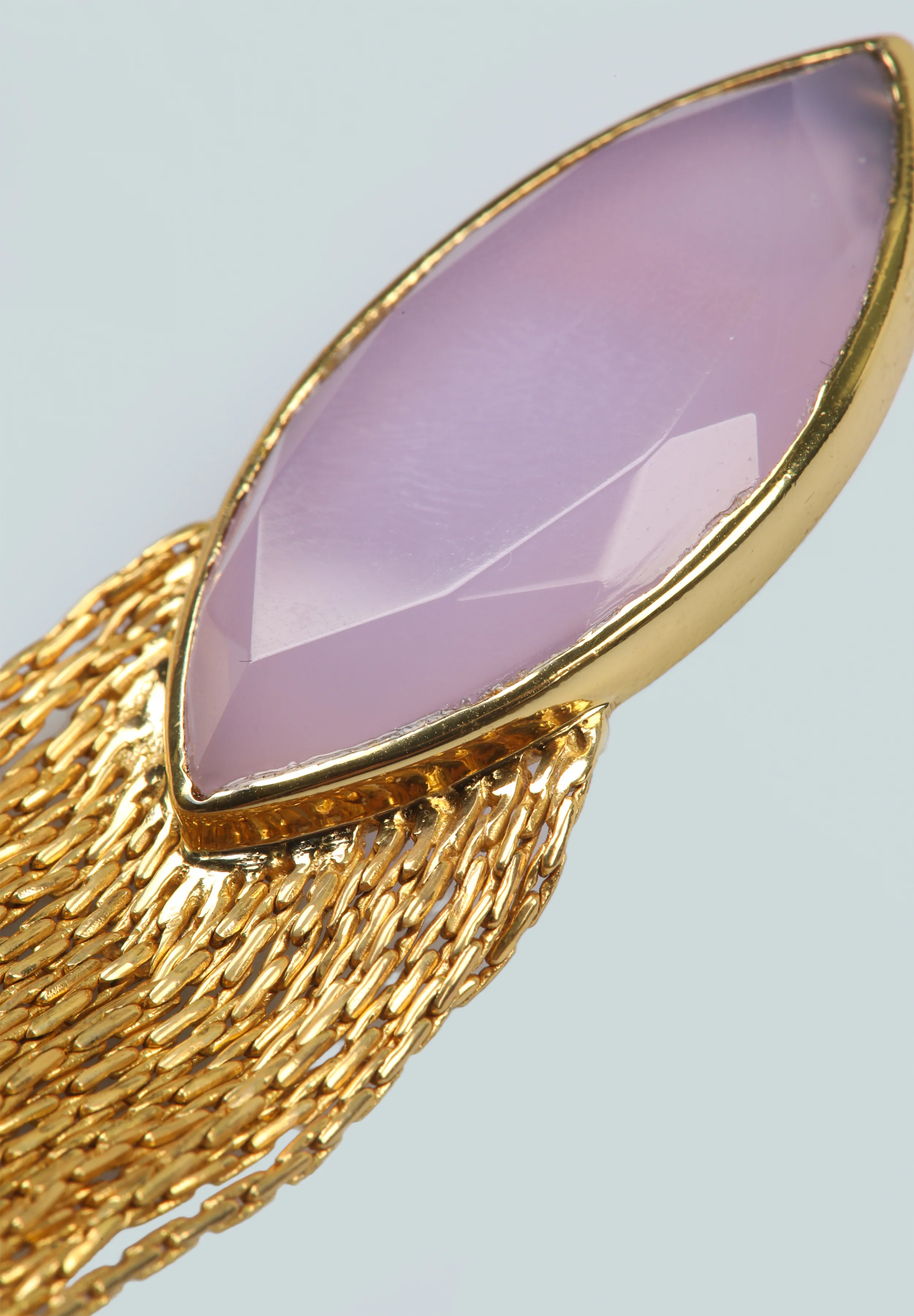 PENDIENTES PIEDRA MALVA FLECOS - Image 4