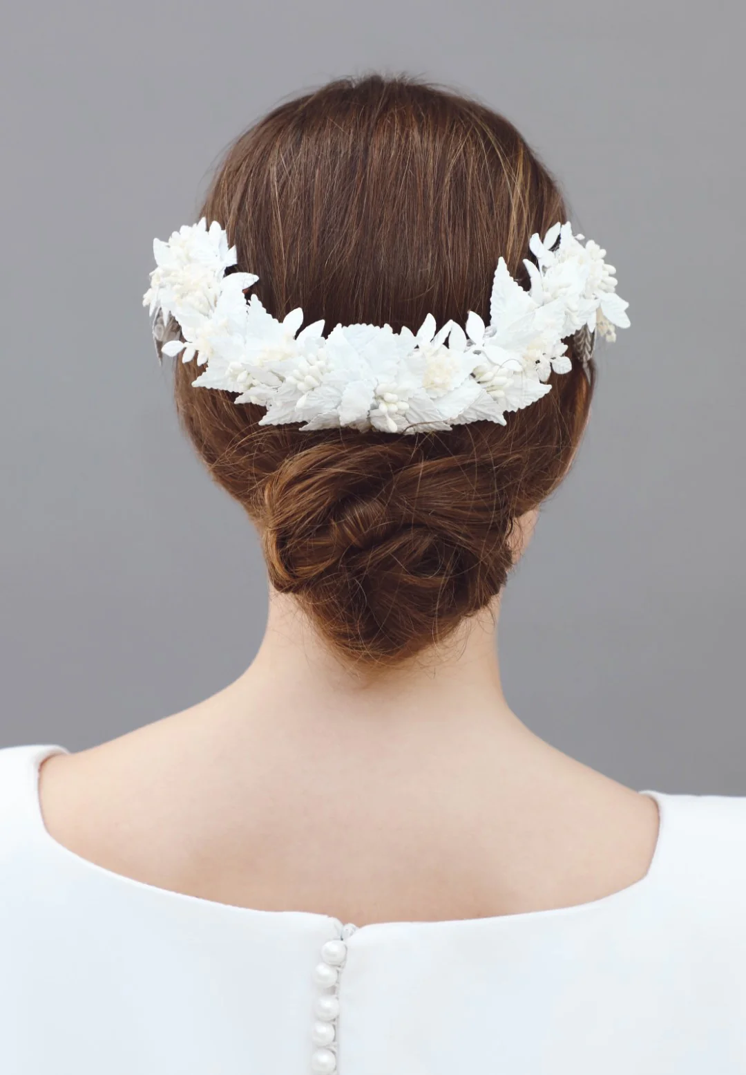 TOCADO DE NOVIA JANE HOJAS - Image 3